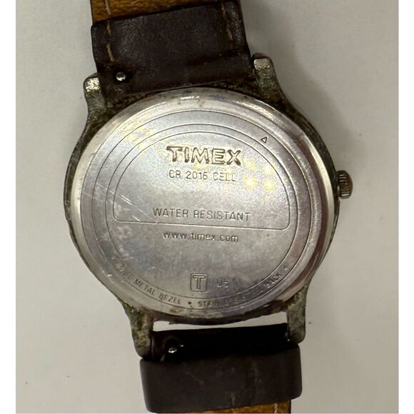 Timex Men’s Indiglo Quartz Wristwatch Water Resistant Stainless Steel - Picture 9 of 10